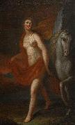 georg engelhardt schroder Athena och Pegasus oil painting